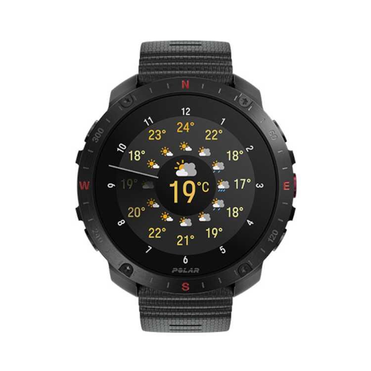 ポラール グリット X2 プロ 国内正規品 ナイトブラック バンド：S-L #900110283 POLAR Grit X2 Proの画像