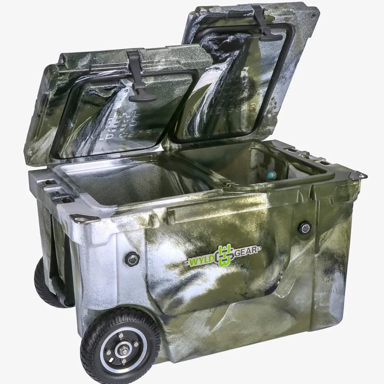 【在庫限り】 ワイルドギア WYLDGEAR ハードクーラー 50Q(47L) プレリーカモ 47L #HC50-17P 【在庫限り】 Hard Cooler 50Q Prairie Camo WYLD GEAR 爆買_1