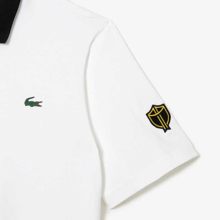 ラコステ プレジデンツカップインターナショナルチームプレーンゴルフポロシャツ(メンズ) 3-S ホワイト #DH8193L-AU8 LACOSTE｜memon-leather｜02