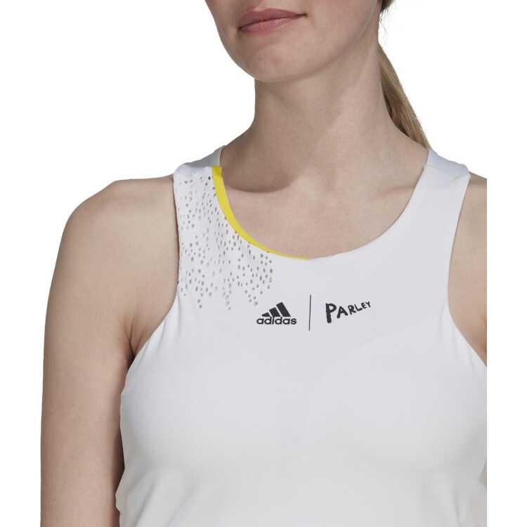 アディダス LONDON Y DRESS Yバックワンピース A/M ホワイト adidas（アディダス） 【在庫限り】 LONDON Y DRESS Yバックワンピース