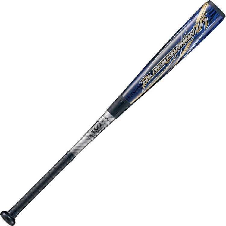 ZETT 一般軟式用 野球バット ブラックキャノンV1 84cm 720g ゼット 一般軟式野球FRP製バット ブラックキャノンV1 84cm720g