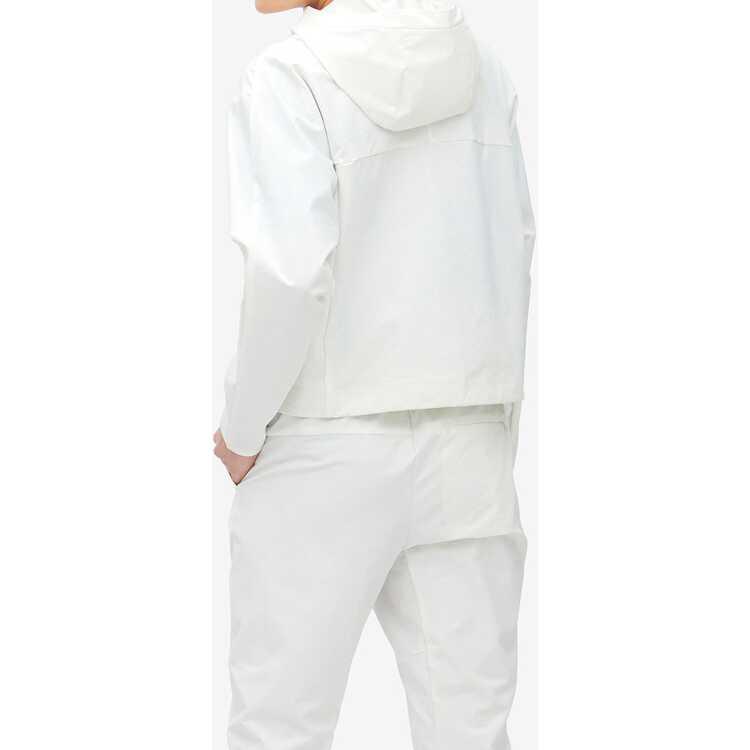 danskin STRETCH DOUBLE WEAVE JACKET ホワイト DANSKIN（ダンスキン） ストレッチダブルウィーブジャケット