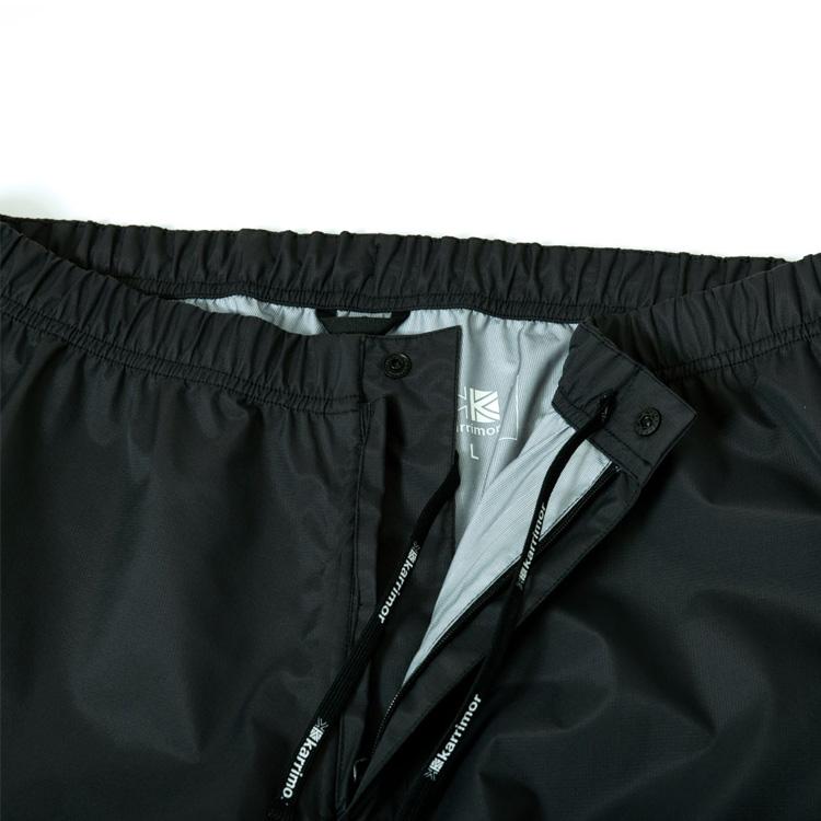 カリマー WTX3Lレインパンツ(メンズ) XL ブラック #101503-9000 WTX 3L rain pants Black KARRIMOR｜memon-leather｜03