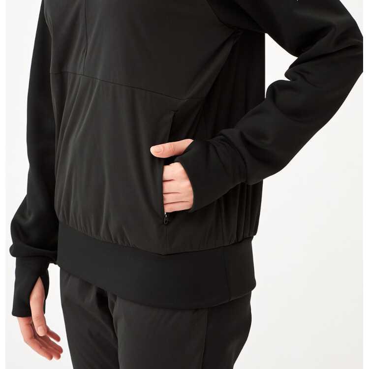 ダンスキン ハイブリッドモメンタムプルオーバー M ブラック #DA522301-K 送料無料 DANSKIN DANSKIN（ダンスキン） ハイブリッドモメンタムプルオーバー M