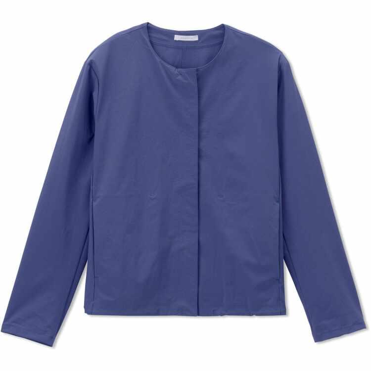 ダンスキン アリッサジャケット(レディース) L ディープブルー #DC323102-EP DANSKIN DANSKIN（ダンスキン） アリッサジャケット(レディース) L ディープ