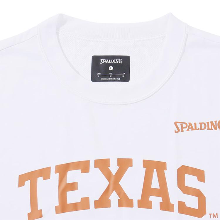 スポルディング Tシャツ(メンズ) テキサスロゴ HOOK EM XL ホワイト #SMT23043TX SPALDING｜memon-leather｜03