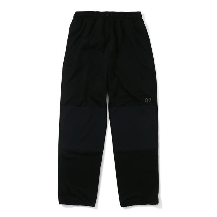 スポルディング コートサイド ドローストリング ワイド パンツ (メンズ) XL ブラック #SMP23105 SPALDING｜memon-leather｜02