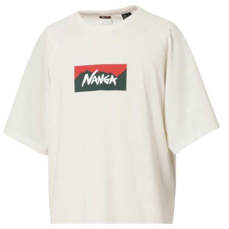 ナンガ×タケウチ シュンタロウ ボックスロゴルーズフィットティー Tシャツ ホワイト フリー #N1TLWHN5 NANGA×TAKEUCHI SHUNTARO BOX LOGO LOOSE FIT TEE｜memon-leather｜02