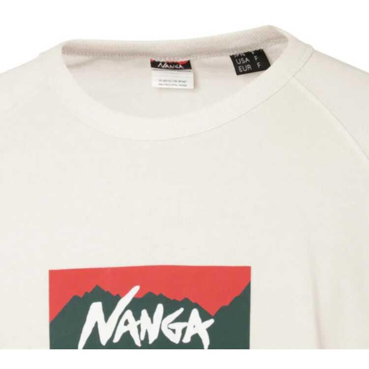 ナンガ×タケウチ シュンタロウ ボックスロゴルーズフィットティー Tシャツ ホワイト フリー #N1TLWHN5 NANGA×TAKEUCHI SHUNTARO BOX LOGO LOOSE FIT TEE｜memon-leather｜06