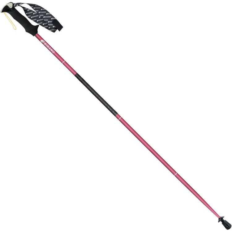 シナノ トレランポール 13.6 NEO 115cm(折り畳み32cm) レッド #550303 