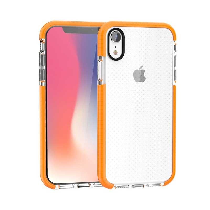 Iphone Xr ソフトケース オレンジ 透明 アイフォンxr テンアール カバー 背面型 超薄軽量 メイモン 通販 Yahoo ショッピング