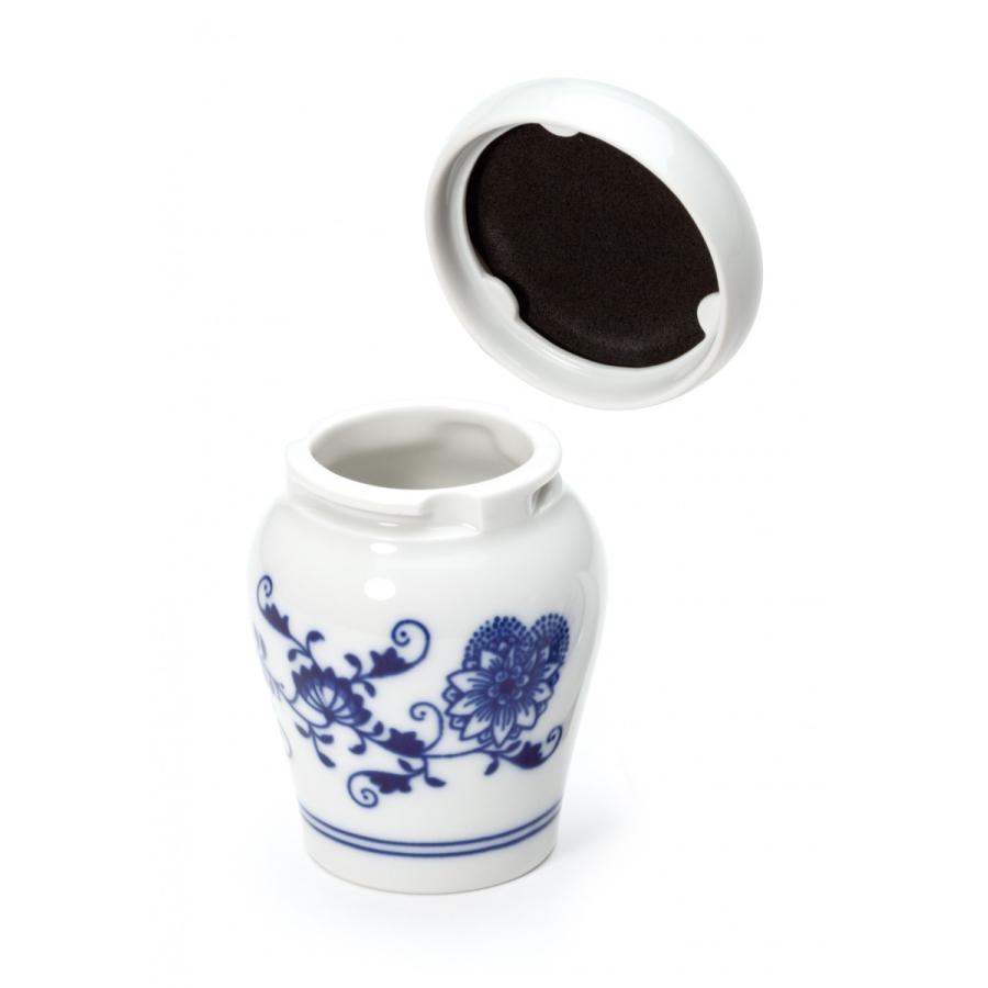 BOHEMIA Blue Onion ボヘミア ブルーオニオン 招き猫 貯金箱