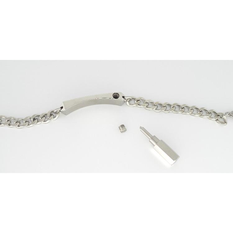 遺骨アクセサリー Soul Jewelry ブレスレット 『マット&シャイン』 ステンレスの画像