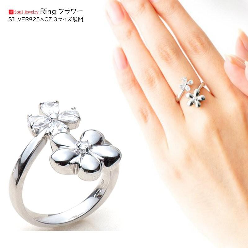 ソウルジュエリー Silver製 メモリアルリング リング フラワー 3