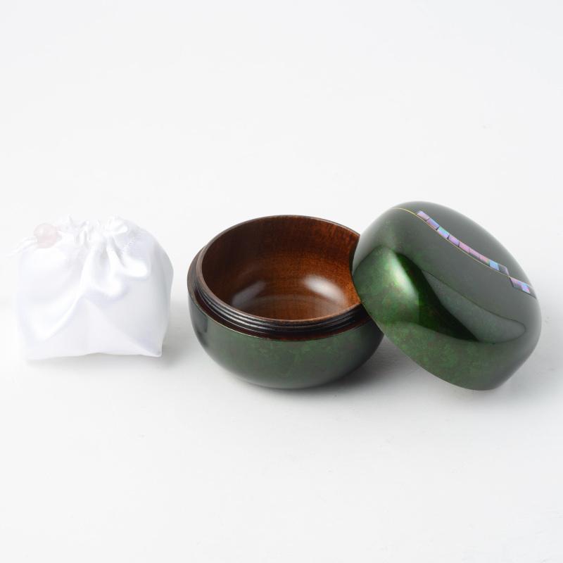 ミニ骨壷・桜木 木製】現代漆・モダン骨壷 Cocoroこころ 奏