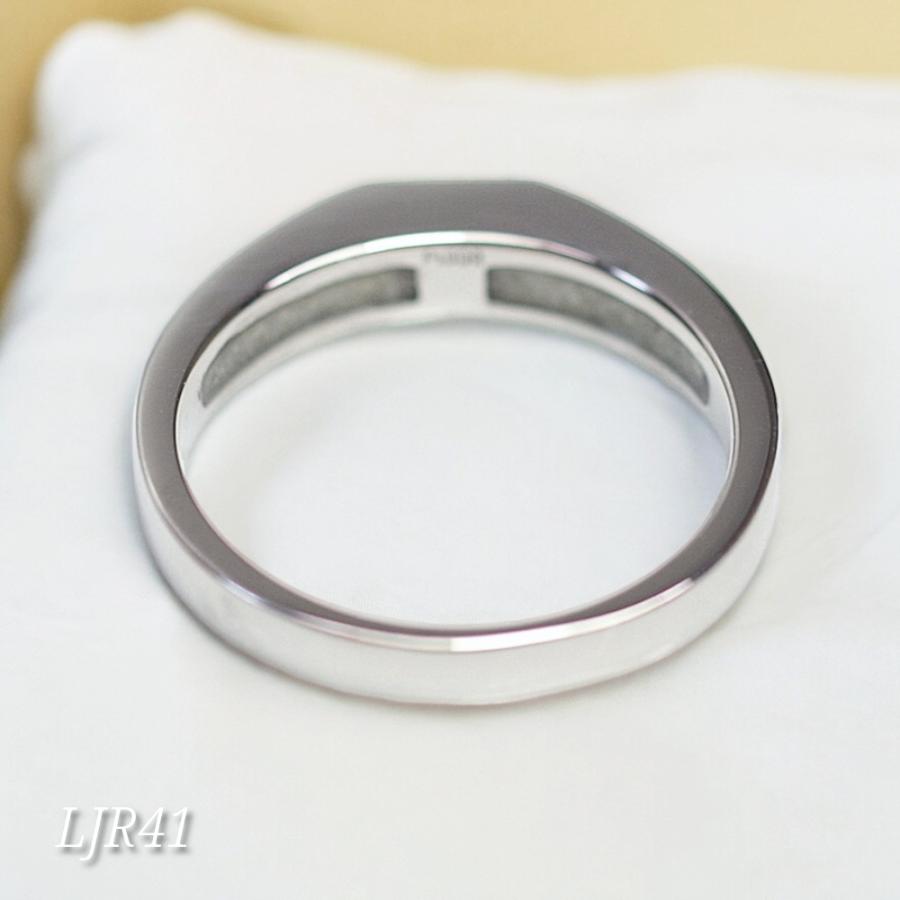 メモリアルリング LJR41 [pt900] 完全防水 樹脂埋封ジュエリー　プラチナ製の画像