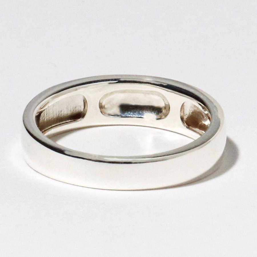 LJR31D [K18PG] 【Emotion】 完全防水 樹脂埋封ジュエリー　ピンクゴールド×中央2.5mmの宝石×1.5mmの宝石6石
