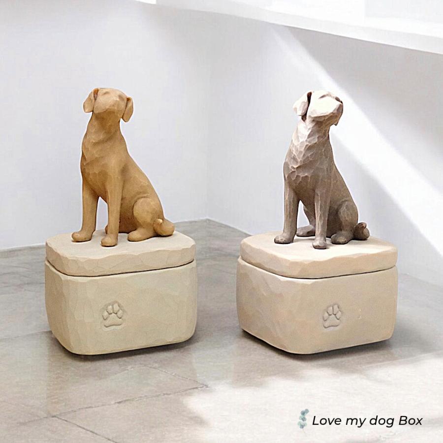 ウィローツリー/ペット犬　形見箱・ミニ骨壷　Love my Dog Box メモリアルボックス | 