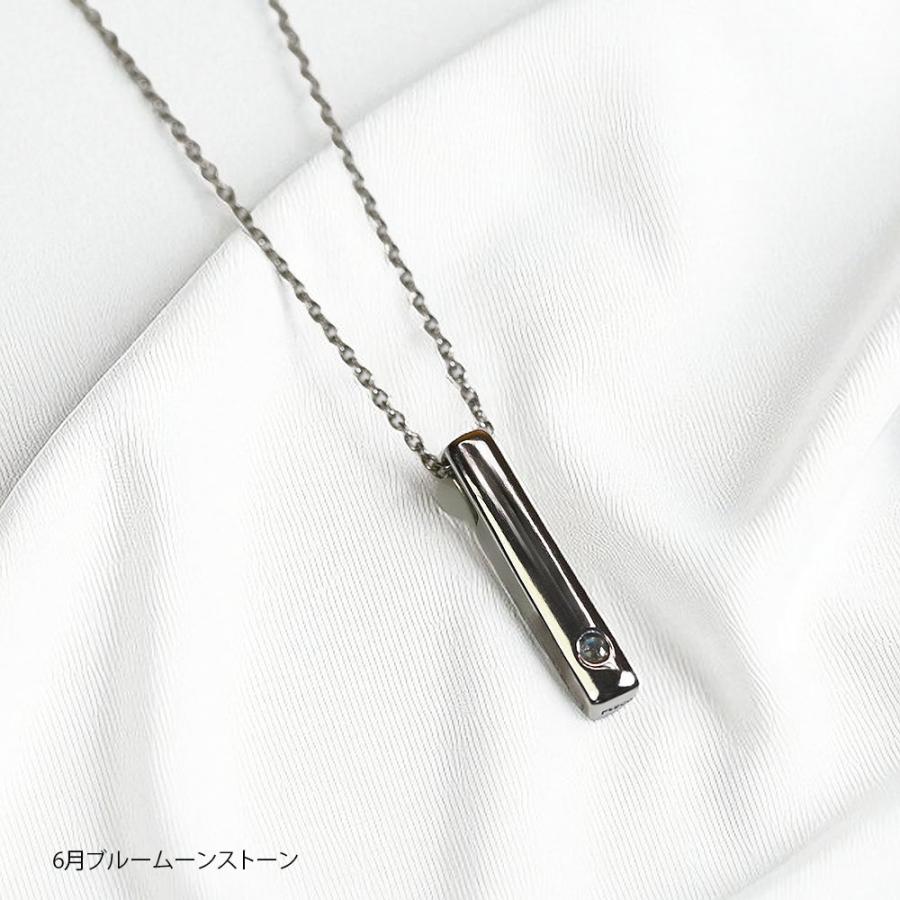 [遺骨ペンダント・樹脂タイプ完全防水] LP01-P (プラチナ900×誕生石) メンズ・ユニセックスデザイン　チェーン選択式別売の画像