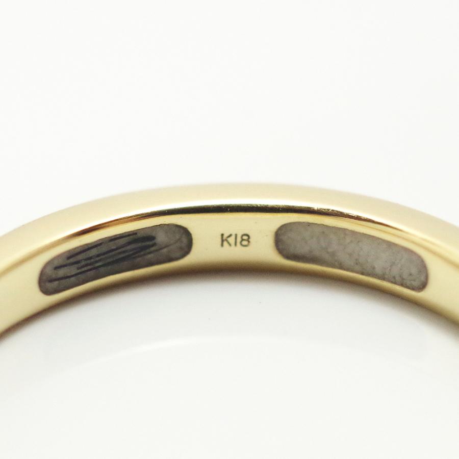 メモリアルリングLSR011【完全防水樹脂埋封ジュエリー】 手元供養 指輪 K18YG　ゴールドの画像