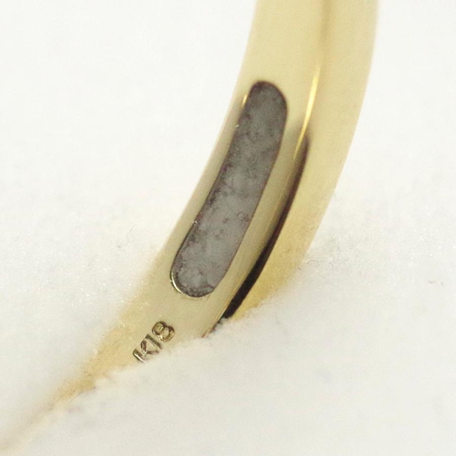 メモリアルリングLSR011【完全防水樹脂埋封ジュエリー】 手元供養 指輪 K18YG　ゴールドの画像