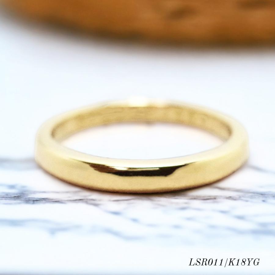 メモリアルリングLSR011【完全防水樹脂埋封ジュエリー】 手元供養 指輪 K18YG　ゴールドの画像