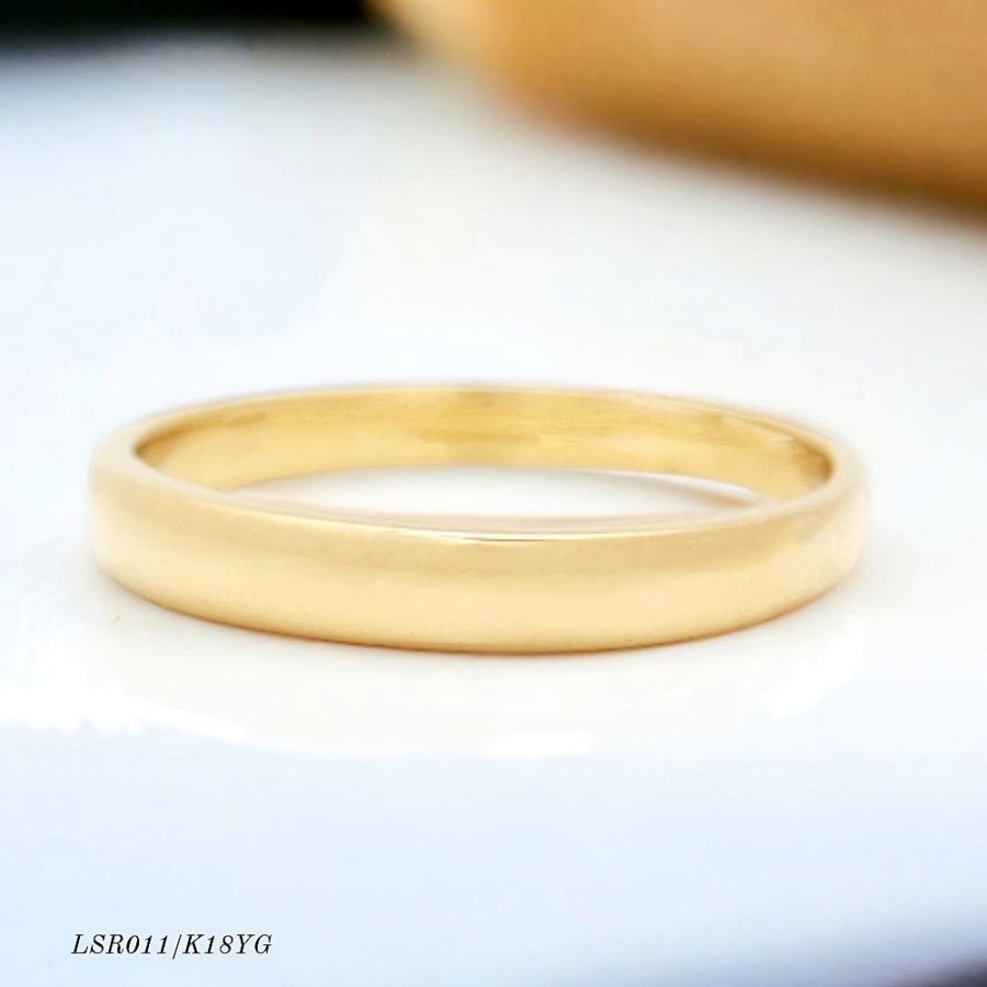 メモリアルリングLSR011【完全防水樹脂埋封ジュエリー】 手元供養 指輪 K18YG　ゴールドの画像
