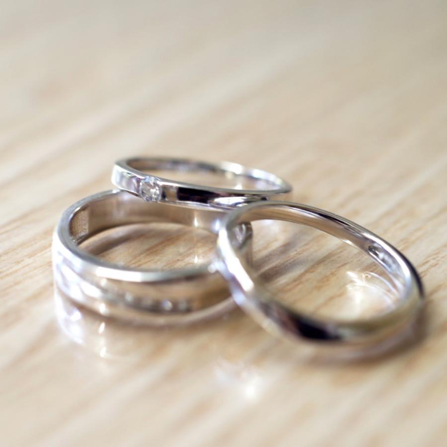 【MR04/K10WG 10金ホワイトゴールド】メモリアルリングMR04 地金：K10WG ダイヤモンド 〜遺骨リング・完全防水の指輪〜 |  | 19