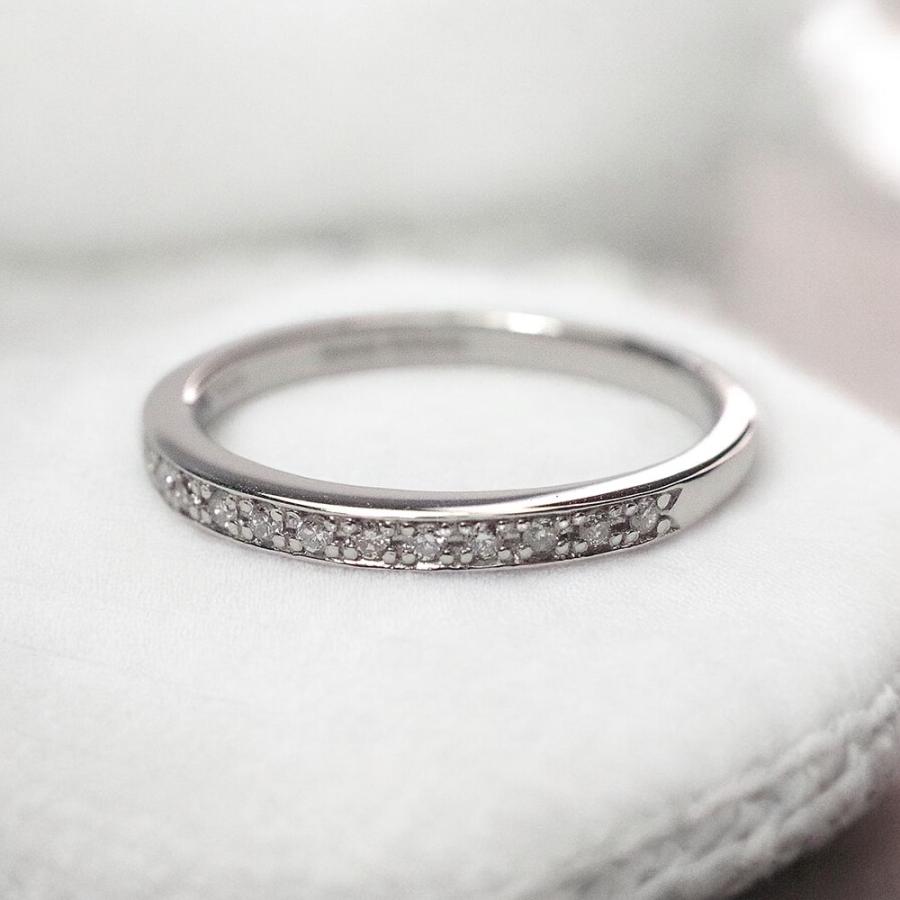 【MR08-K10WG】メモリアルリングMR08 地金：K10WG (10Kホワイトゴールド） ダイヤモンド　〜遺骨リング・完全防水の指輪〜 |  | 08