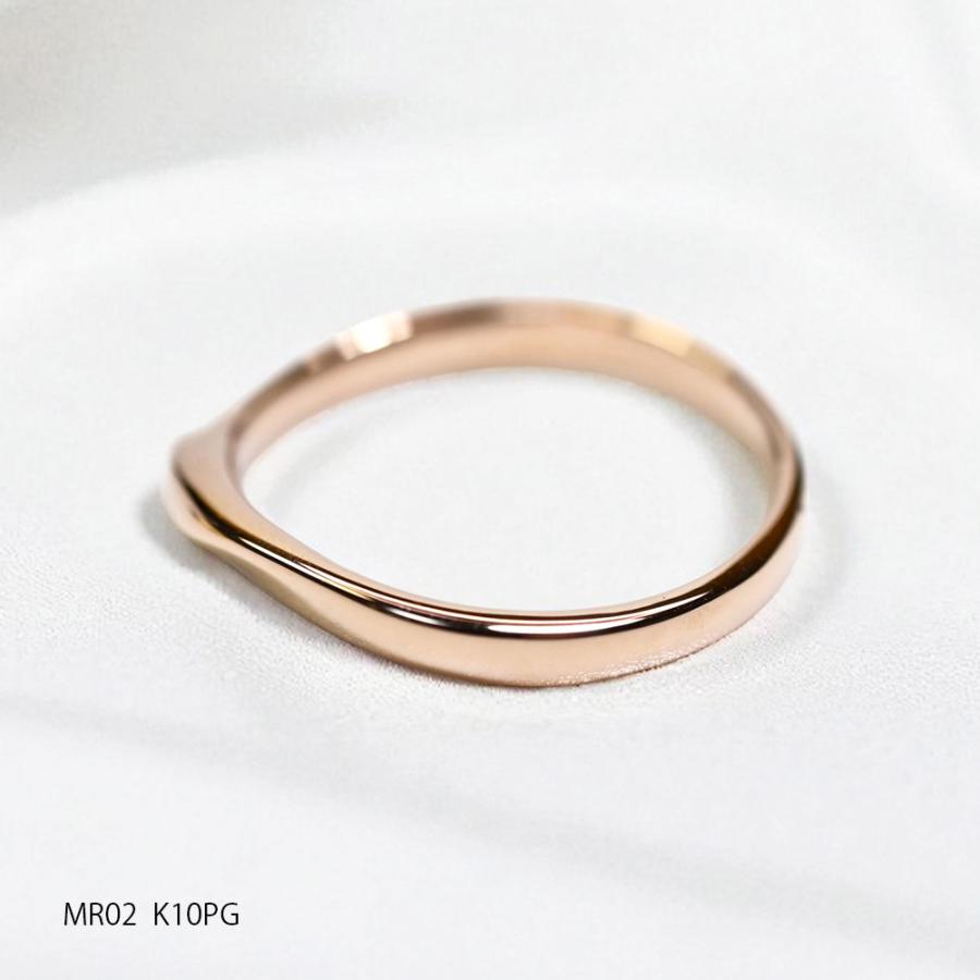 【MR02/ピンクゴールド】メモリアルリングMR02 　地金：K10PG or K18PG  ピンクゴールド 〜遺骨リング　完全防水の指輪〜の画像