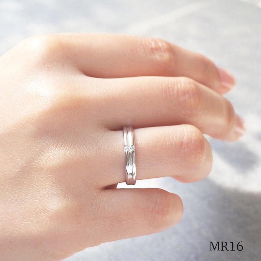 【MR16/イエローゴールド】メモリアルリングMR16 地金：K10YG or K18YG ダイヤモンド 〜遺骨リング　完全防水の指輪〜の画像
