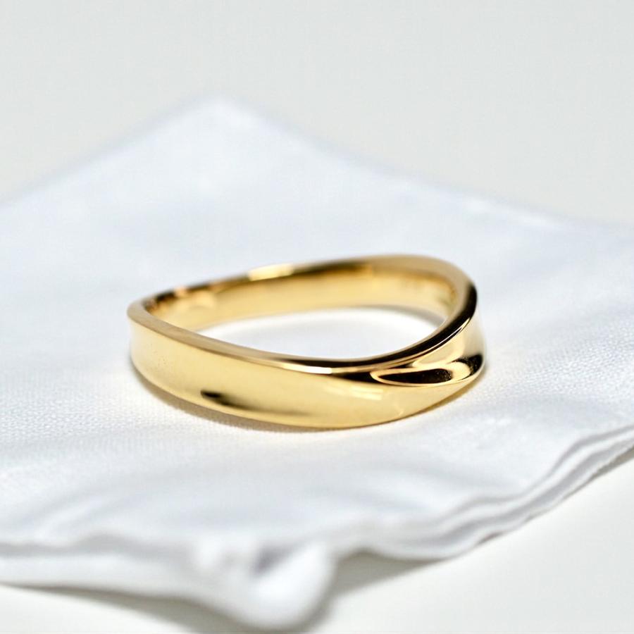 【MR18/イエローゴールド】メモリアルリングMR18   K10YG or K18YG　遺骨リング 完全防水の指輪の画像