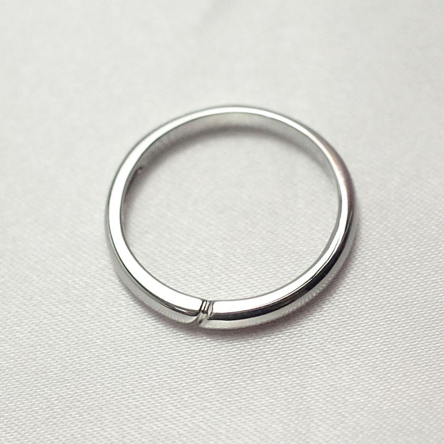 【MR25/Pt900】セミオーダー完全防水 メモリアルリングMR25 素材：プラチナ900　 〜遺骨リング〜の画像