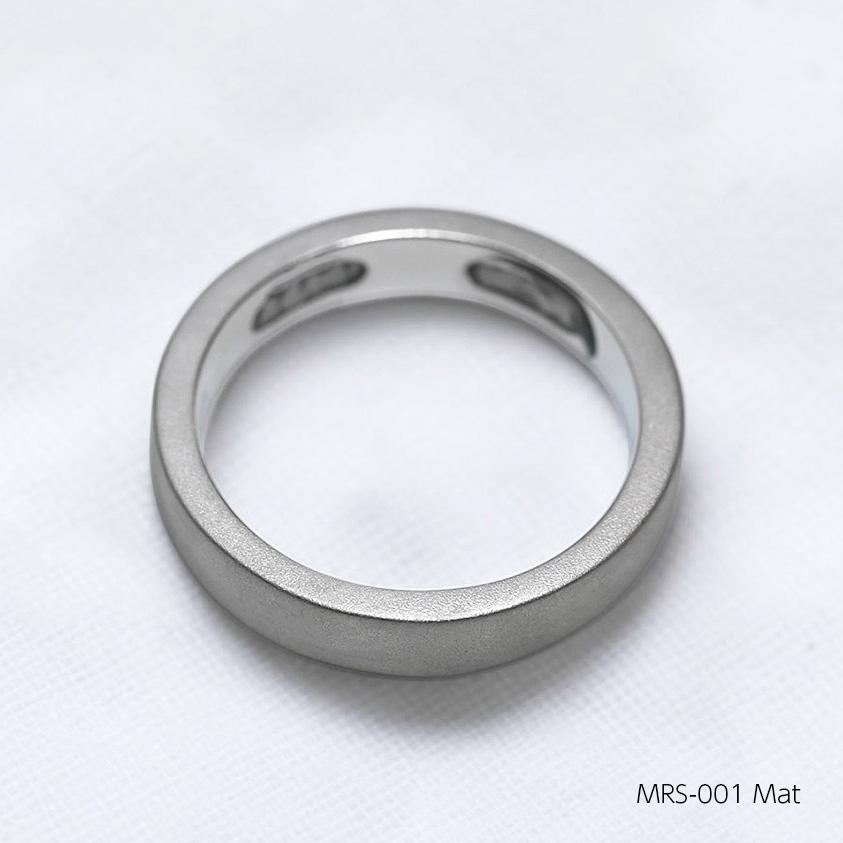 『遺骨リング』完全防水のオーダーメモリアルリング MRS-01 SILVER925製　マット o rシャイン 7号~20号まで製作可能の画像