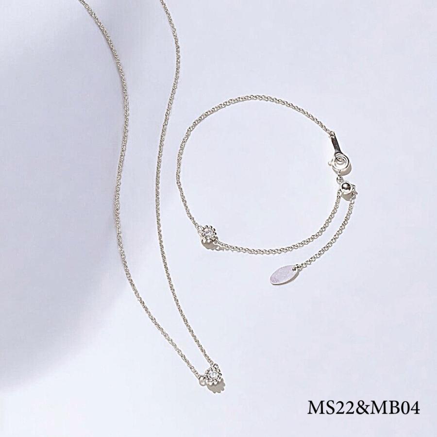 【MS22/Pt900】 完全防水の遺骨ペンダント　一粒石の誕生石　ネックレスMS22 素材：プラチナ×誕生石3mm |  | 20