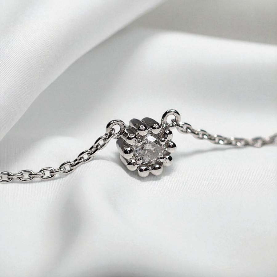 【MS22/Pt900】 完全防水の遺骨ペンダント　一粒石の誕生石　ネックレスMS22 素材：プラチナ×誕生石3mm |  | 02