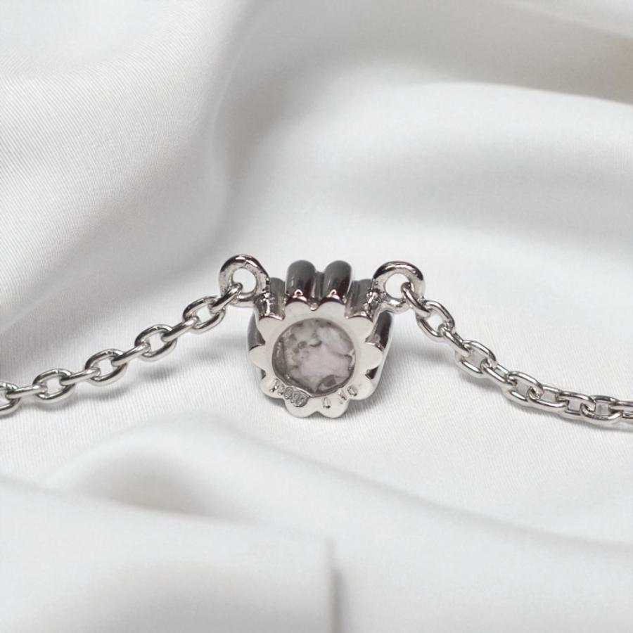 【MS22/Pt900】 完全防水の遺骨ペンダント　一粒石の誕生石　ネックレスMS22 素材：プラチナ×誕生石3mm |  | 03