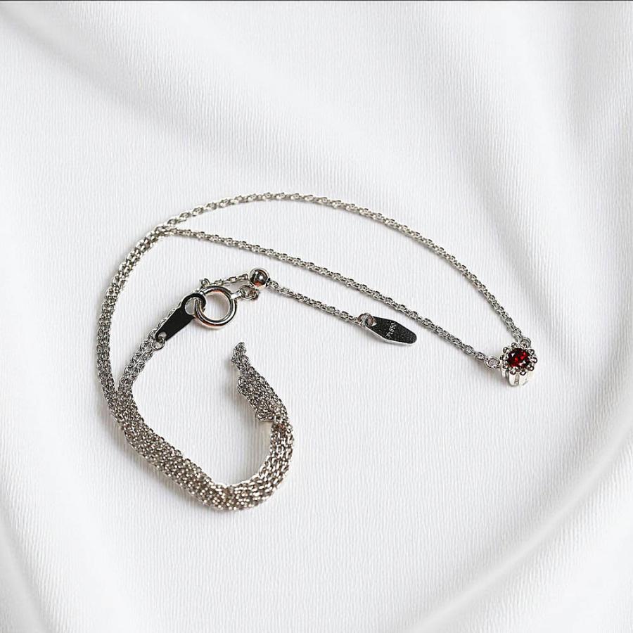 【MS22/Pt900】 完全防水の遺骨ペンダント　一粒石の誕生石　ネックレスMS22 素材：プラチナ×誕生石3mm |  | 05