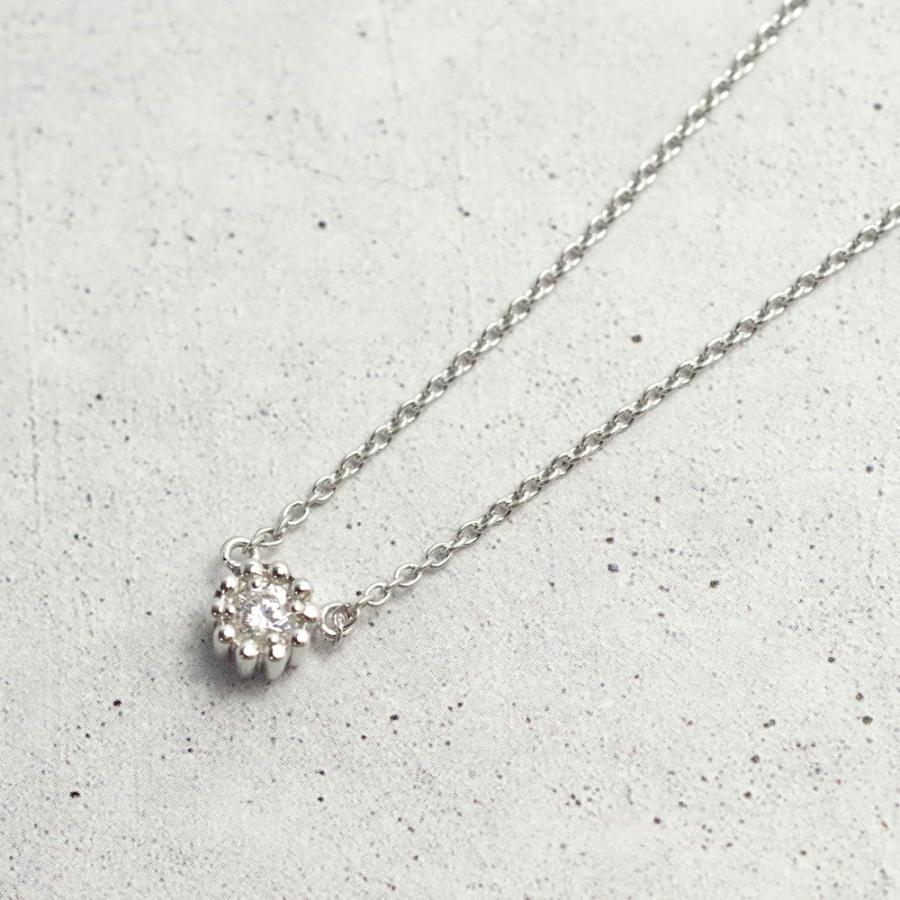 【MS22/Pt900】 完全防水の遺骨ペンダント　一粒石の誕生石　ネックレスMS22 素材：プラチナ×誕生石3mm |  | 07