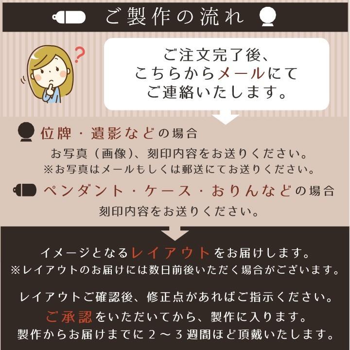 位牌 黒塗り 春日 4寸 イラスト入 本位牌 お位牌 49日 四十九日 名入れ 刻印サービスつき 送料無料_1