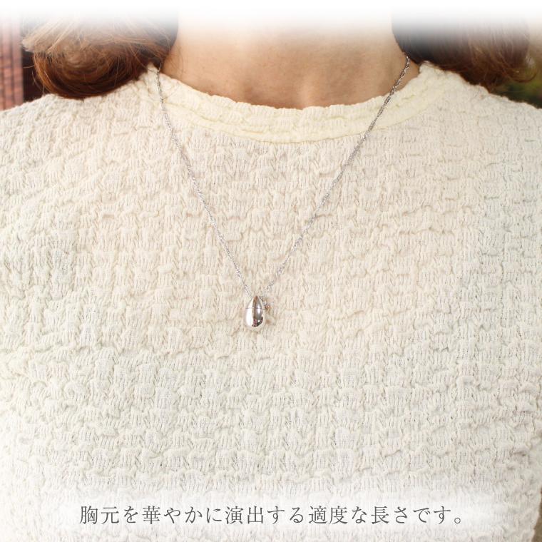 遺骨ネックレス メモリアルペンダント サージカルステンレス ティアドロップ 遺骨 ジュエリー スクリューチェーン チャーム付 (ピンクチャーム)の画像