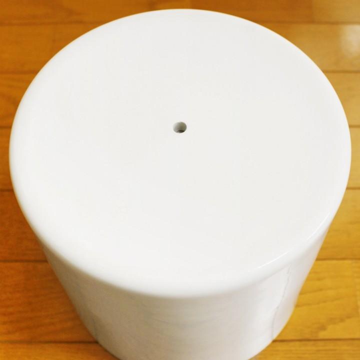 骨壷 水抜き用 穴開き 7寸（約24cm) 刻印あり ゴールド 切立 : 手元