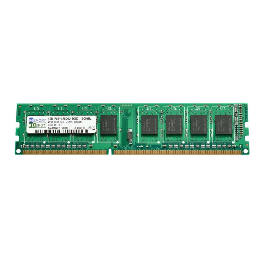 4GB PC3-12800 DDR3-1600 8chip 240pin DIMM PCメモリー 5年保証 相性