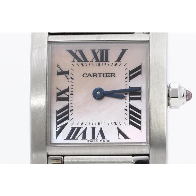 カルティエ　CARTIER　タンクフランセーズ　W51028Q3　ピンクシェル　正規品　良品　レディース　管理A15681 | TANK（Cartier） | 01