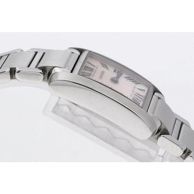 カルティエ　CARTIER　タンクフランセーズ　W51028Q3　ピンクシェル　正規品　良品　レディース　管理A15681 | TANK（Cartier） | 02
