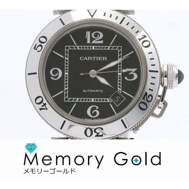 カルティエ　Ｗ３１０７７Ｍ７　パシャ　シータイマー　美品　正規品　箱　説明書　あまりコマあり　メンズ腕時計　A22636 | Cartier