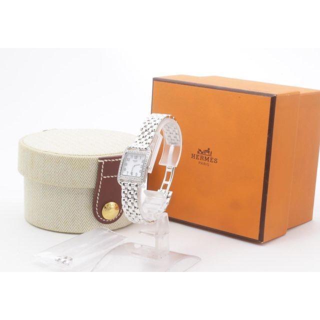 ♪HERMES　エルメスＣＣ１．１９２　ケープコッド　ダイヤベゼル　Ｋ１８ＷＧ無垢　７４．２ｇ　正規品　箱あり　美品 Ａ25180 |  | 04