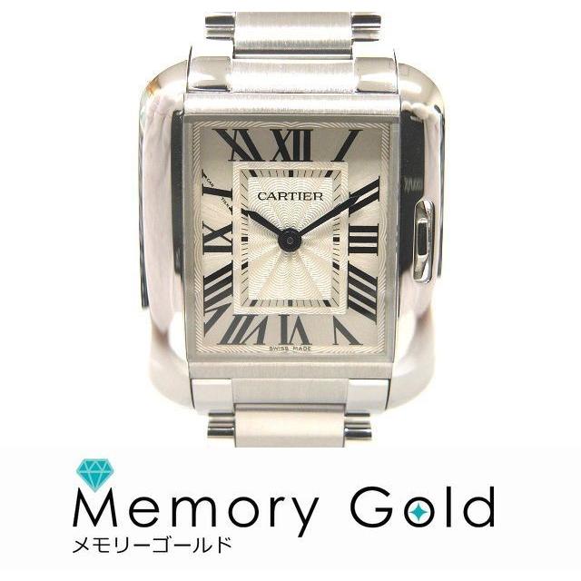 ♪Cartier　カルティエ　タンクアングレース　Ｗ5310022　レディース　クオーツ　未使用　美品　付属あり　正規品　Ａ36017 | TANK（Cartier）