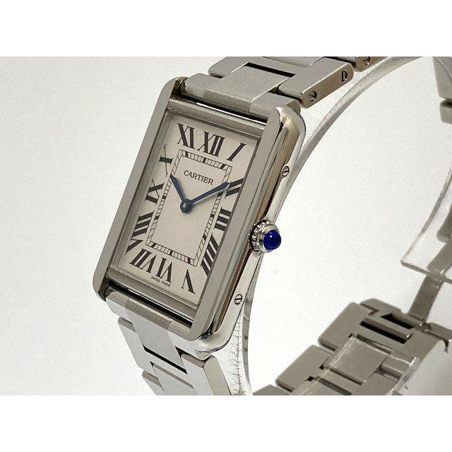 ☆CARTIER　カルティエ　タンクソロ　LM　W5200014　美品　クォーツ　腕時計　A50859 | TANK（Cartier） | 01