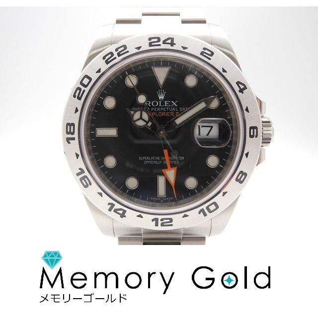 ♪ROLEX　ロレックス　エクスプローラーII　Ref216570　ギャラカードあり　メンズ腕時計　写真参照　A59435｜memory-gold